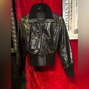 Black Leather Jacket by Bod & Christensen